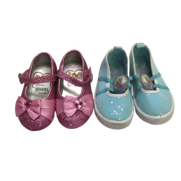 Disney Frozen Elsa Girls Blue Size 6 Shoes - Picture 1 of 16